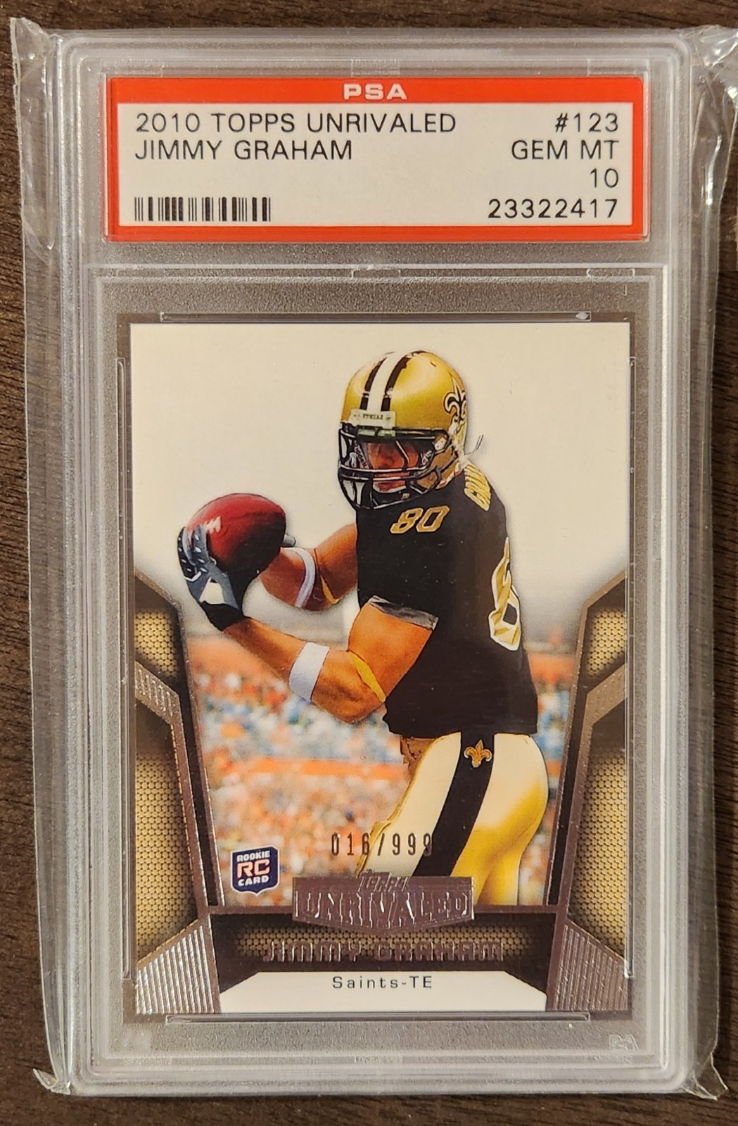 Jimmy Graham Topps Unrivaled #123 Base