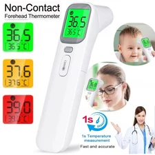 Infrared Digital Non-Contacted Ear & Forehead Temperature Thermometer