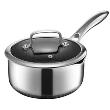 Vinchef 2.4qt Nonstick Saucepan with Lid, Induction Cooktop Compatible Pot