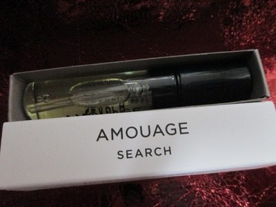 Amouage SEARCH  Men's Eau De Parfum sample 0.006 fl oz. New in mini box