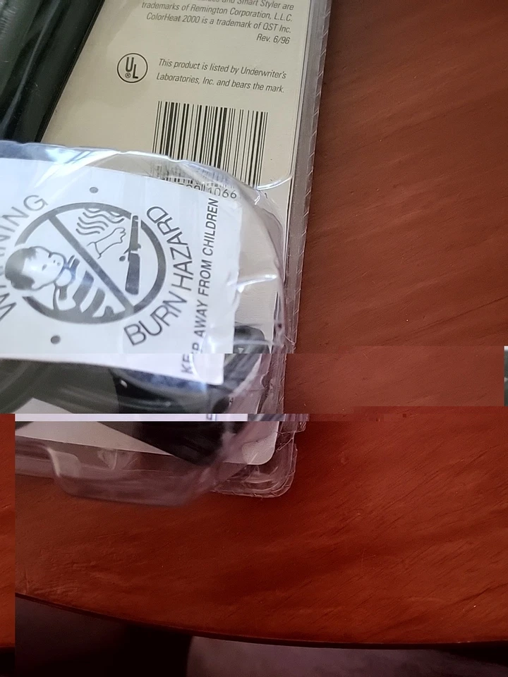 Sealed NEW Vintage 1996 Remington 3/4 Smart Styler Curly Curls Model W-3065 Bx11 - image 3 of 3