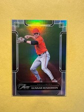 2024 Panini Three and Two Gunnar Henderson #'d /49 HOLO SILVER #38 Parallel 1