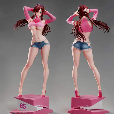 Mari Makinami 31cm Figur Figure Groß Evangelion PVC Statue Pink Top Hot Pants 