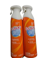 Bounce 3 in 1 Anti Static Wrinkle Release Spray Pack of 2 9.7 Ounce