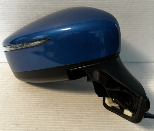 2020 - 2024 Nissan Versa Passenger Blind Spot 8 Wire Blue Signal Mirror OEM 1499