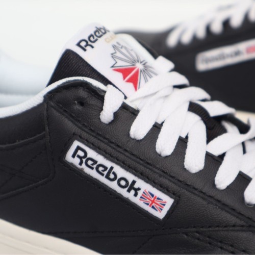 Reebok Club C Megacourt Mujer Zapatos Entrenadores Reino Unido Talla 5.5 Negro/Tiza - Imagen 6 de 17