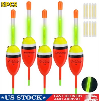 LED Electronic Night Fishing Floats Electric Float Bobber Free Batteries & more