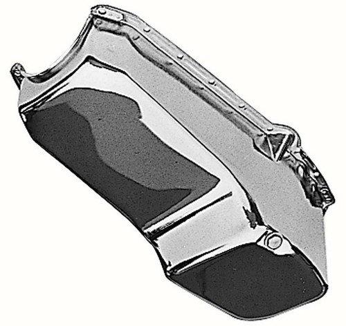 Trans-Dapt 9005, One Early Sb Chevy Oil Pan Chrome Steel Performance Racing Part - Picture 3 of 10