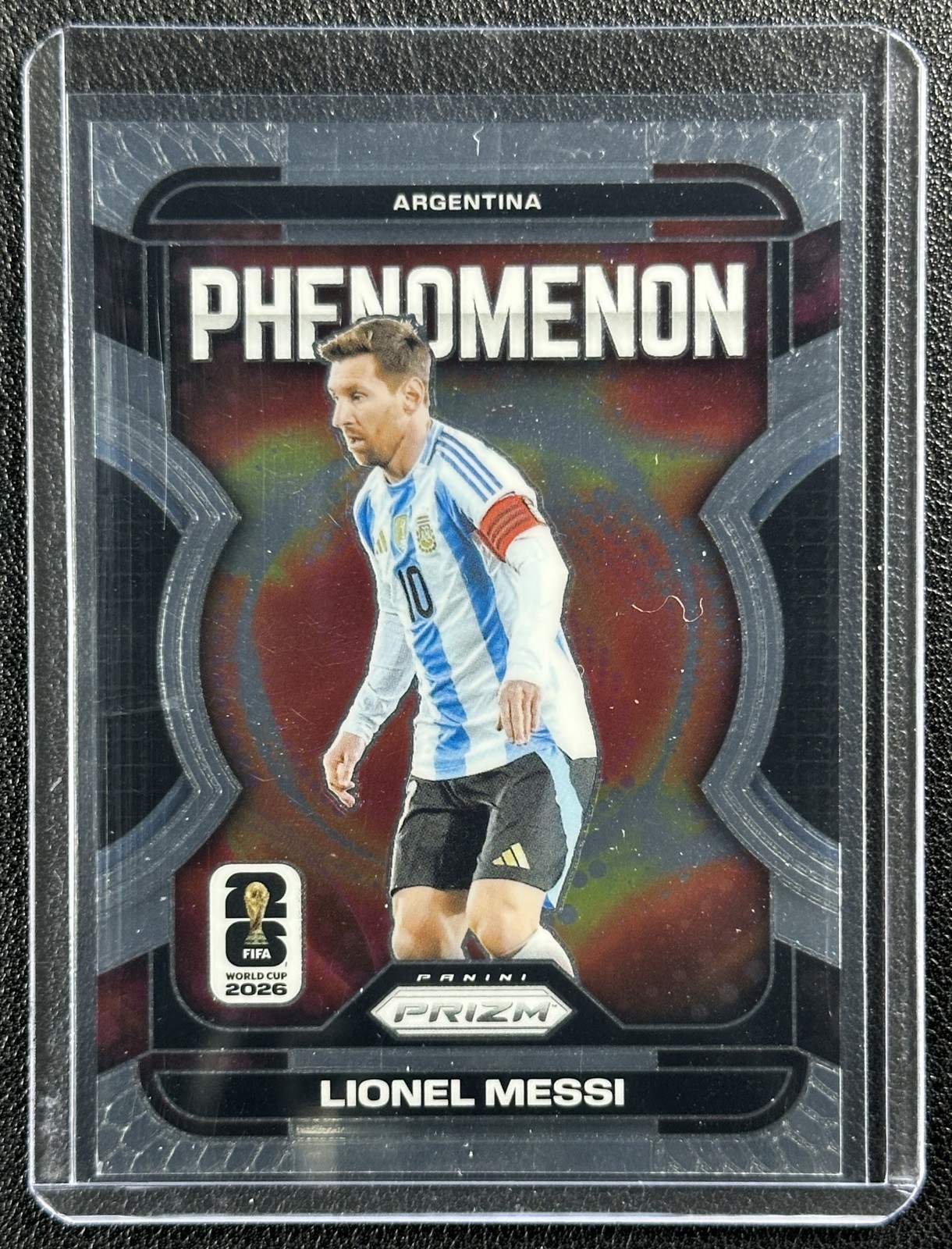 LIONEL MESSI 2026 PANINI PRIZM WORLD CUP #19 PHENOMENON ARGENTINA view 1