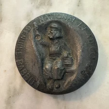 Early 1900's Lead Paperweight National Lead Company Genuine Babbitt DUTCH BOY