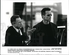 1996 Press Photo James Caan and Arnold Schwarzenegger star in Eraser - cvp41894
