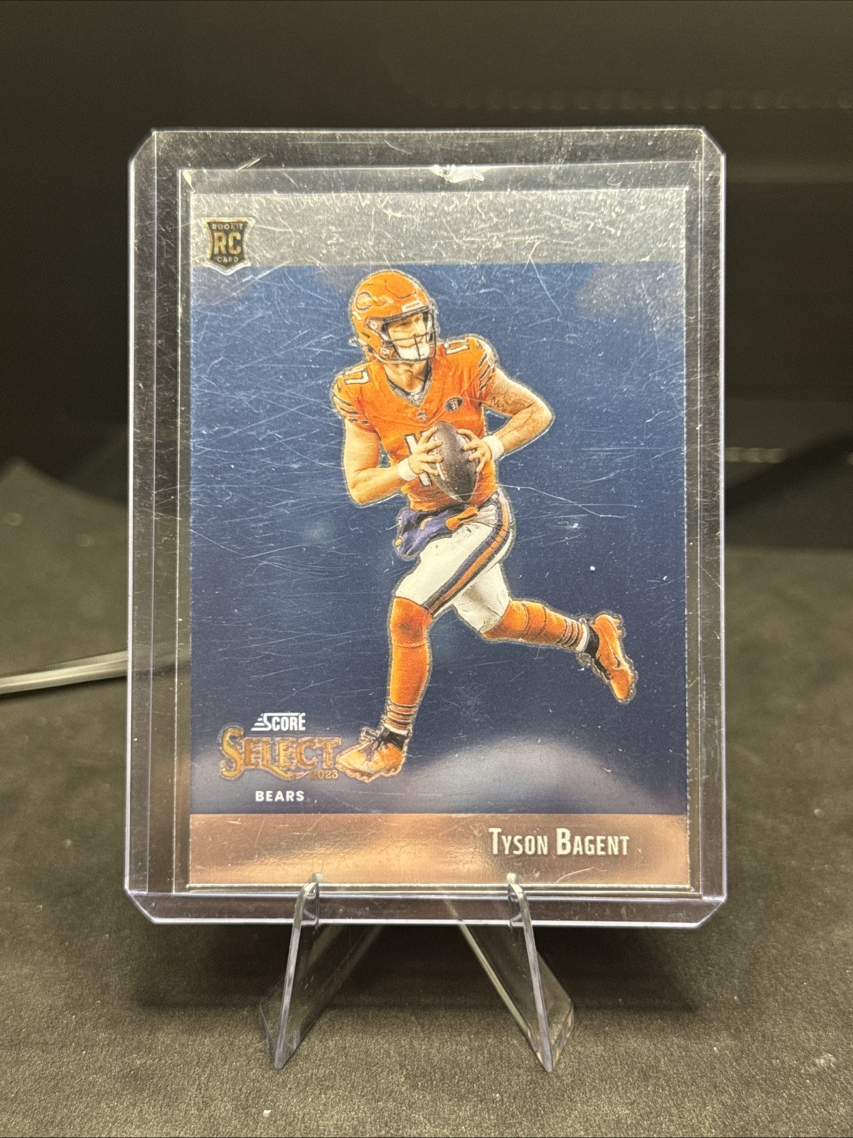2023 Panini Select - Score Select Throwback Tyson Bagent Silver Prizm (RC)