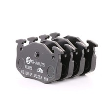 ATE Bremsbeläge Satz Hinten passend für PEUGEOT 206 Schrägheck (2A/C)