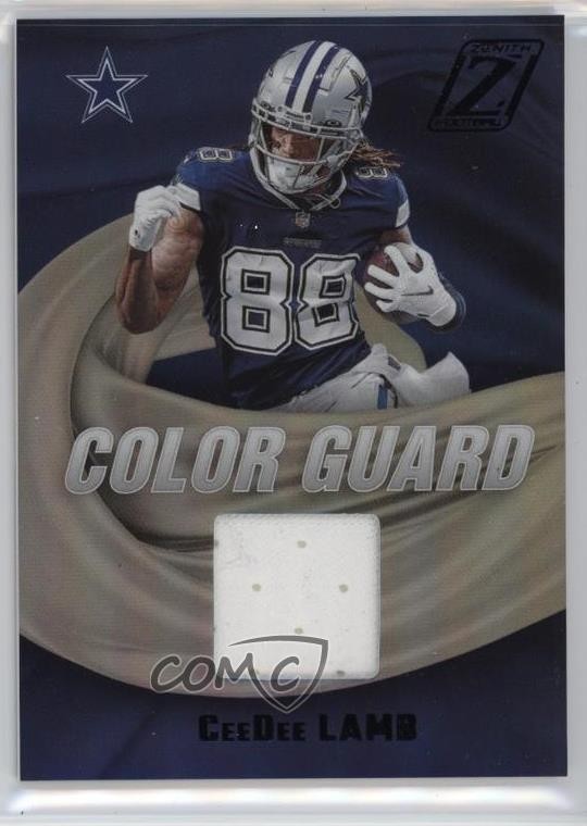2022 Panini Zenith Color Guard CeeDee Lamb #CG-18 6r6