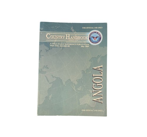 2009 US Department of Defense ANGOLA Country Handbook Military Reference