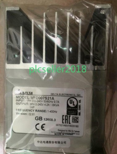 1pcs NEW Delta inverter VFD007S21A 220V 0.75KW - Picture 2 of 3
