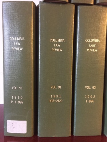 Lot 12 COLUMBIA LAW REVIEW vol 91-95 Years 1990-1995 - Picture 2 of 5