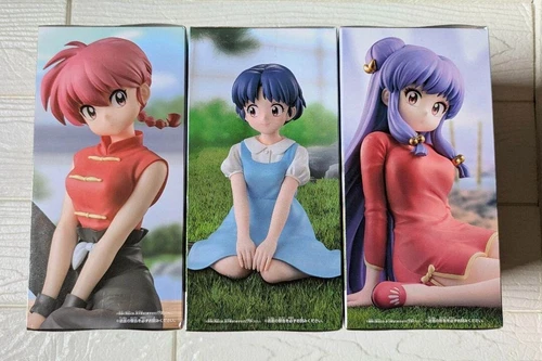 BANPRESTO Ranma 1/2 Relax time Ranma, Akane Tendo & Shampoo Figures Set of 3 - Picture 3 of 6