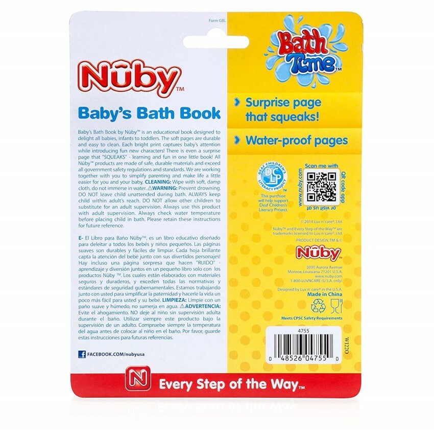 nuby bath book