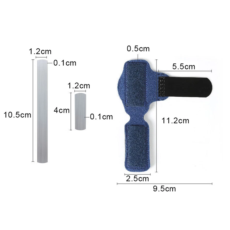 Toe Fixing Splint Straighten Brace Adjustable Fracture Fibger Splint Corrector - Image 4 of 4