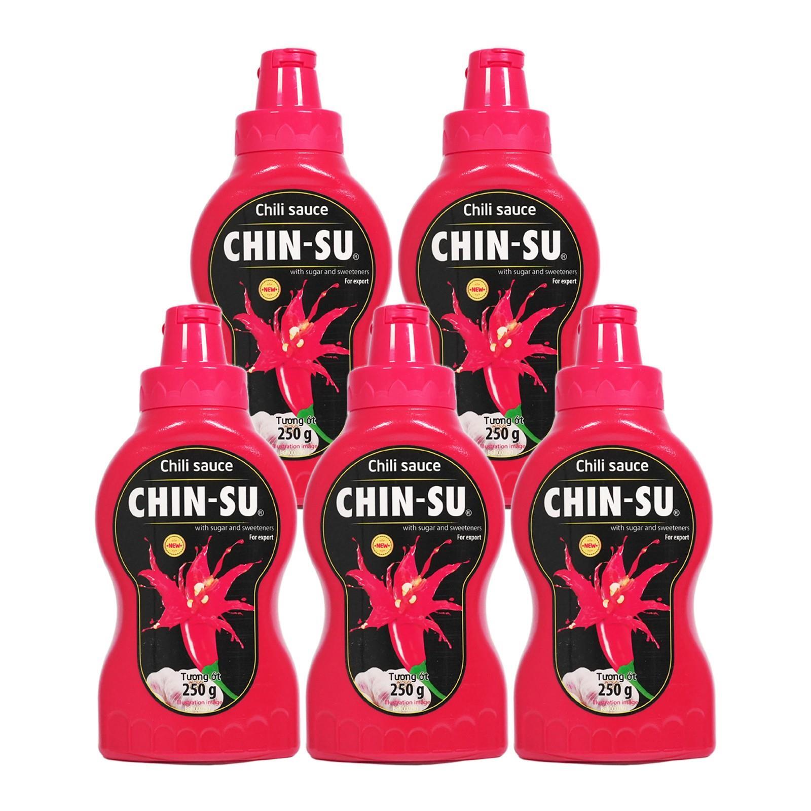 Chin-Su Chillisauce Tuong Ot 5x250g Chinsu Chilisauce Chili Sauce Chin Su