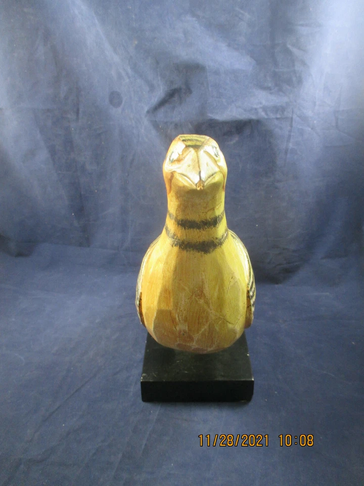 Patas de metal de pájaro codorniz codorniz tallada en madera para hembra Coturnix, Cotunix) Foto 4 de 4