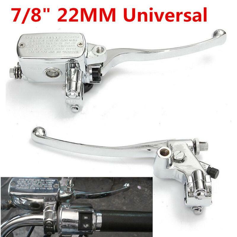 1" Handlebar Master Cylinder & Clutch Lever Combo For Harley Motorcycles - Hydraulic Brake Control