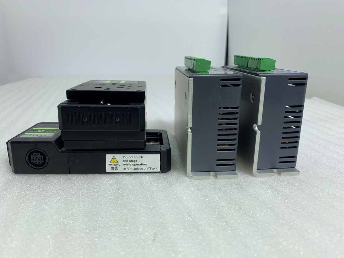 Sigma Koki SGSP20-20 X-Y Linear Stage Actuator & 2x AUTONICS Sigma Koki SGSP20-20 X-Y Linear Stage Actuator & 2x AUTONICS
