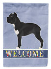 Cane Corso Welcome Flag Garden Size Bb8345Gf