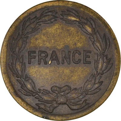 [#889521] Monnaie, France, France Libre, 2 Francs, 1944, Philadelphie, TTB, Lait - Photo 1/2