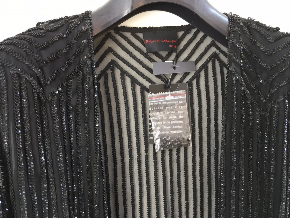frank usher jacket Silk And Sequin Brand New With Label - Image 3 of 4