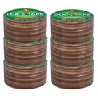 Duck # 283051 Woodgrain pattern printed duct tape 1.88" x 10 yds -Case 6 rolls
