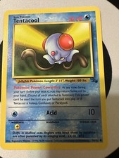 Pokémon TCG Tentacool Fossil 56 Regular 1st Edition Common