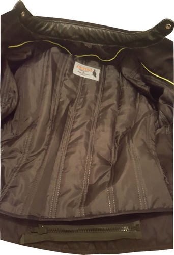 Giacca Moto Giubotto Cuoio Pelle Uomo Protezioni CE Termico Rimovibile 54 . XXL - Foto 5 di 7