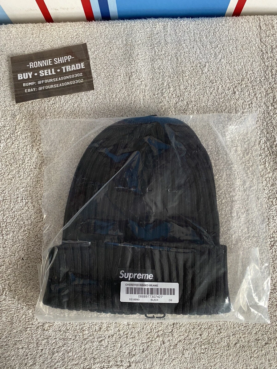 Overdyed ribbed cheap beanie