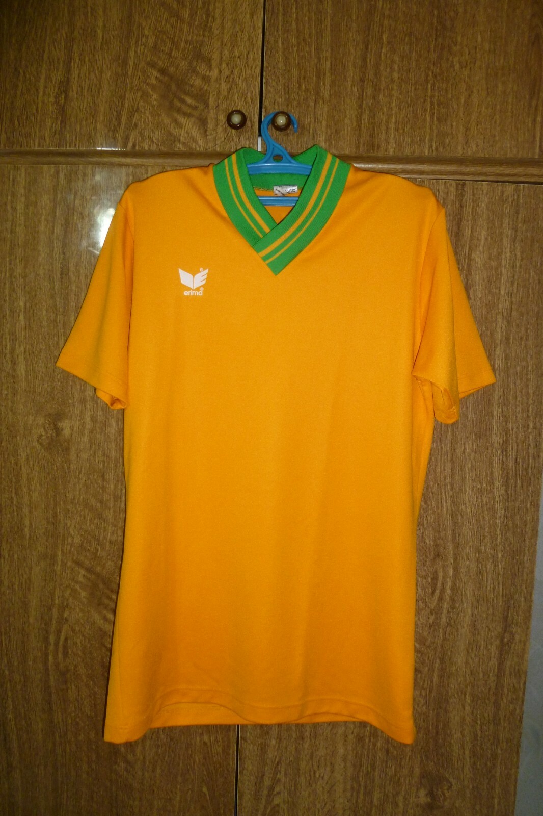 Erima Vintage Football Shirt #12 Jersey West Germany 80s Yellow Men Size L 7/8