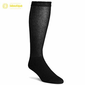 Diabetic Over The Calf Socks Men 12 Pack USA Made Black 10 ...