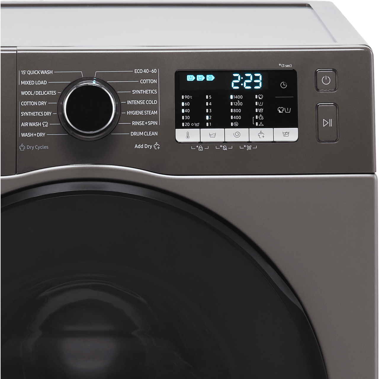 Samsung WD80TA046BX Free Standing Washer Dryer 8Kg 1400 rpm E Graphite