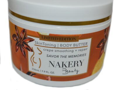 NAKERY Savor The Memories SKIN TONING BODY BUTTER 7.9oz Limited Edition