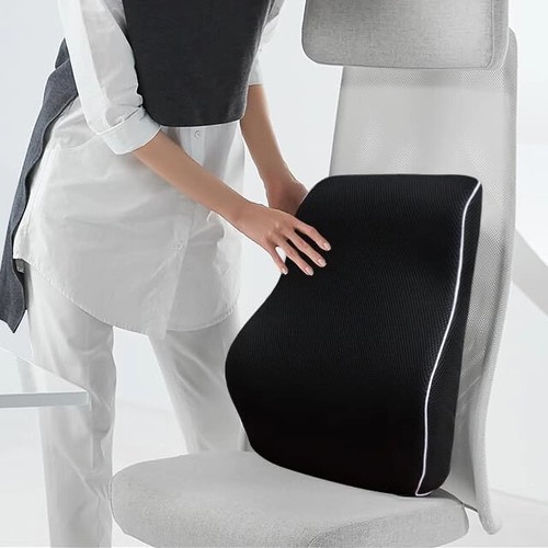 Memory Foam Lumbar Support Cushion for Home Office Car Seat Back Chair Pillow - Picture 9 of 9