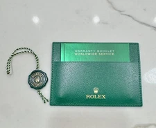 Genuine New Style Rolex Card Holder Guarantee Manual Booklet And Tag 2020 - NOW