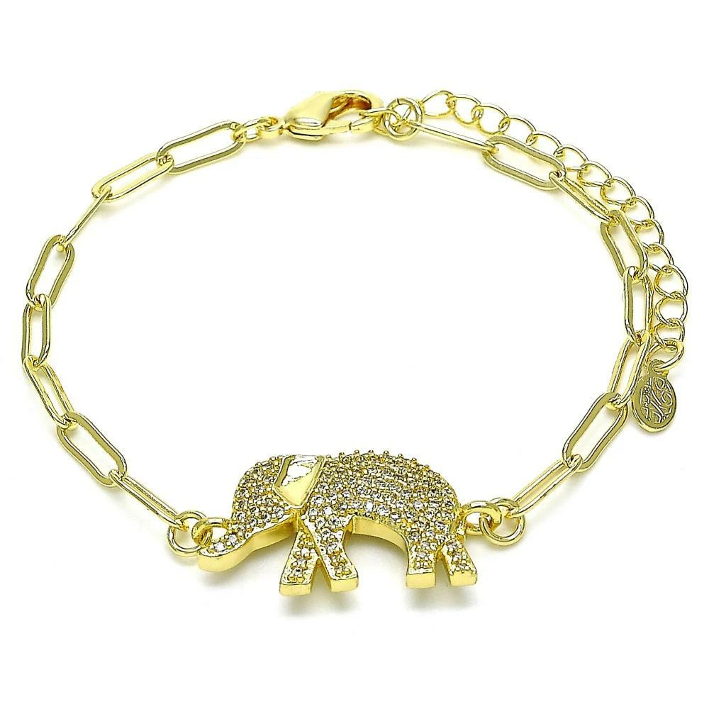 14K Gold Enamel Elephant Bracelet – Kevin Jewelers