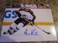 ALEX KERFOOT SIGNED 8X10 MATTE PHOTO COLORADO AVALANCHE TORONTO MAPLE LEAFS (B)
