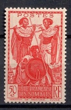 1938 COTE DES SOMALIS  Y&T  N° 158  NEUF ** SANS TRACE DE CHARNIERE