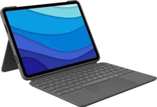 Logitech - Combo Touch iPad Pro Keyboard Folio Only - Oxford Grey - VG