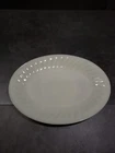 Vintage Fire King Delphite Azurite Swirl Milk Glass Platter