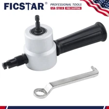 Double Head Sheet Metal Nibbler Saw Cutter with Wrench and Extra Nibbler Parts