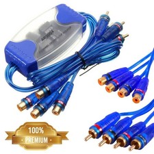 4-Channel RCA Audio Noise Filter Suppressor Ground Loop Isolator Car Stereo 50W