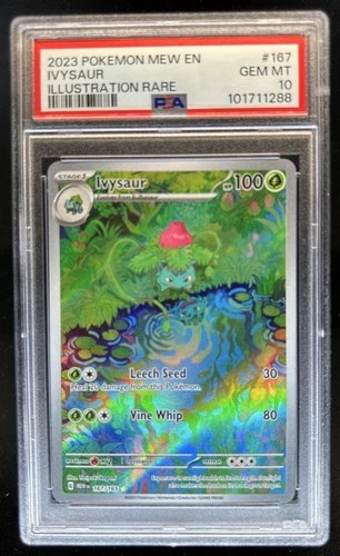 2023 Pokemon SV 151 Ivysaur #167/165 PSA 10 GEM MINT