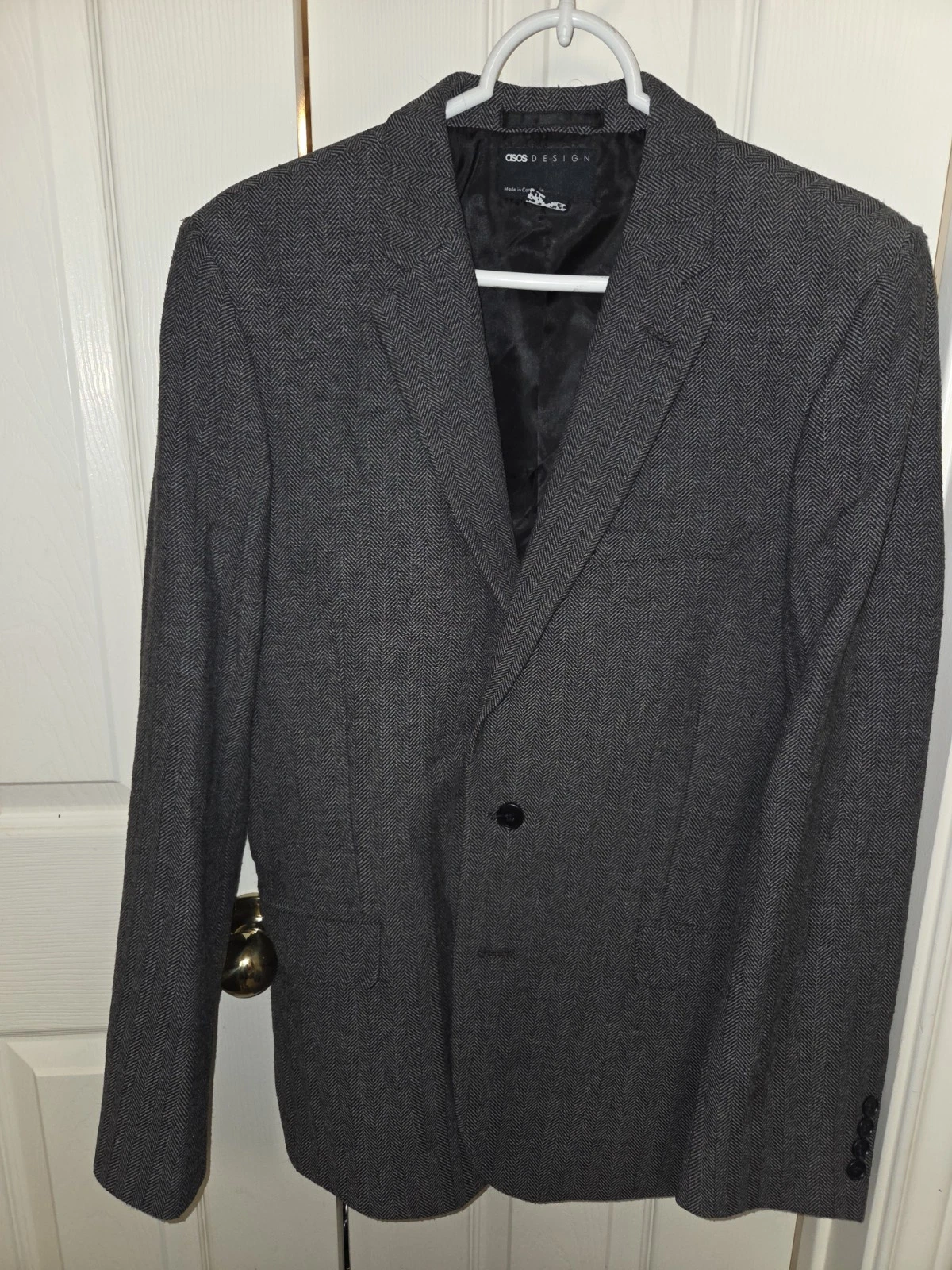 Asos Blazer Mens Size 40 Black